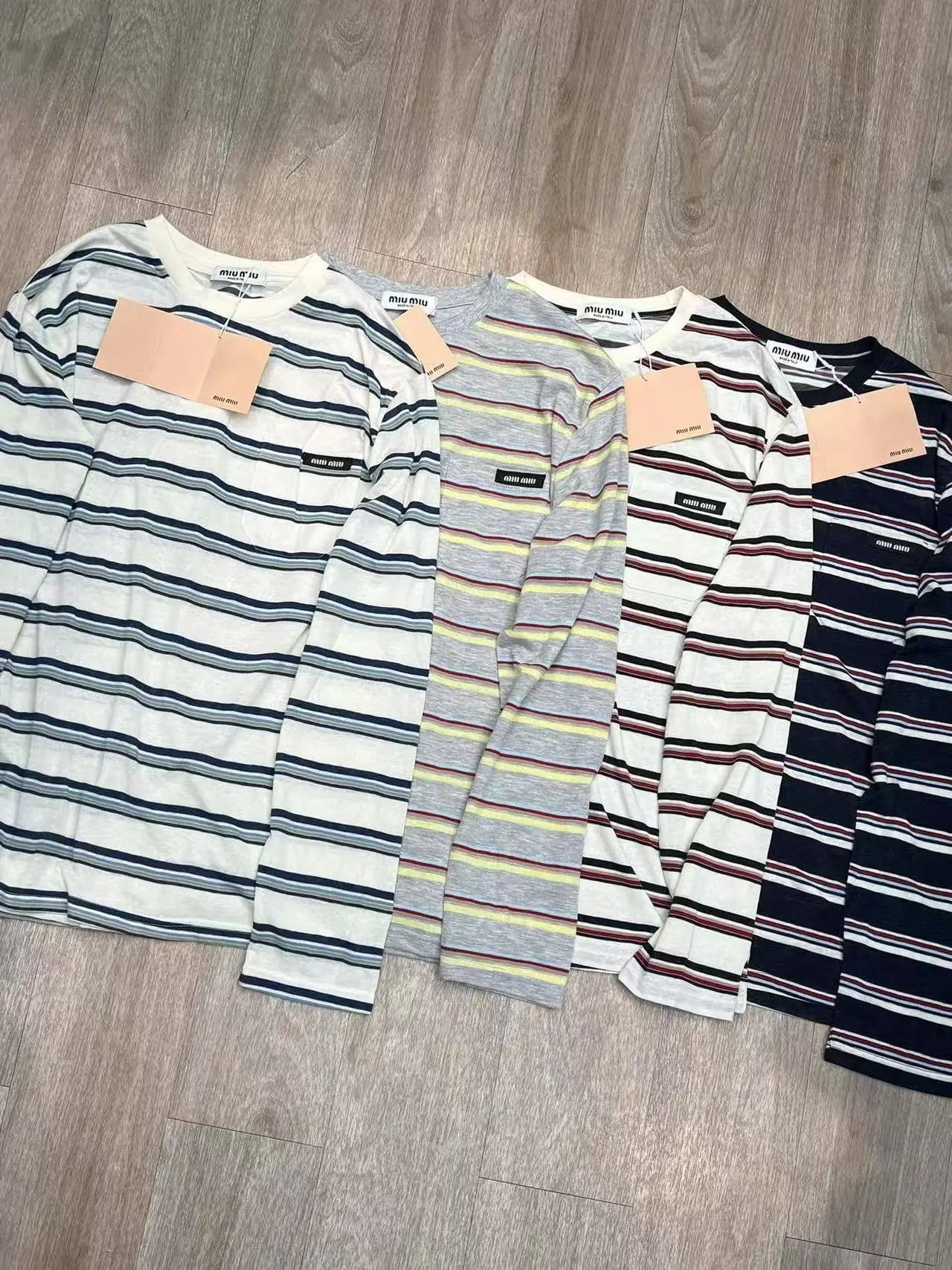 Striped High Quality Long Sleeve T-Shirt photo 4