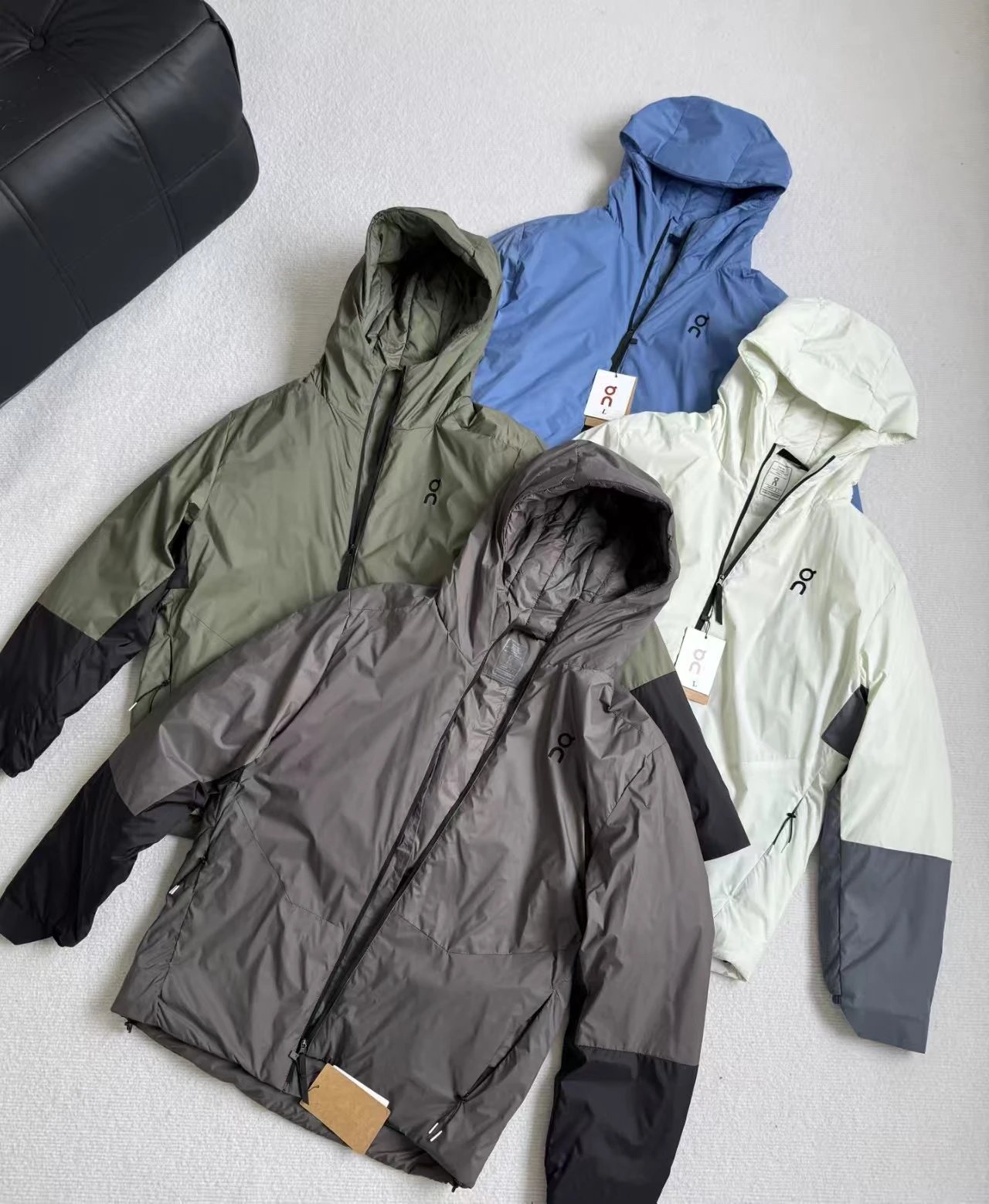 Lightweight Color Block Puffer Jacket