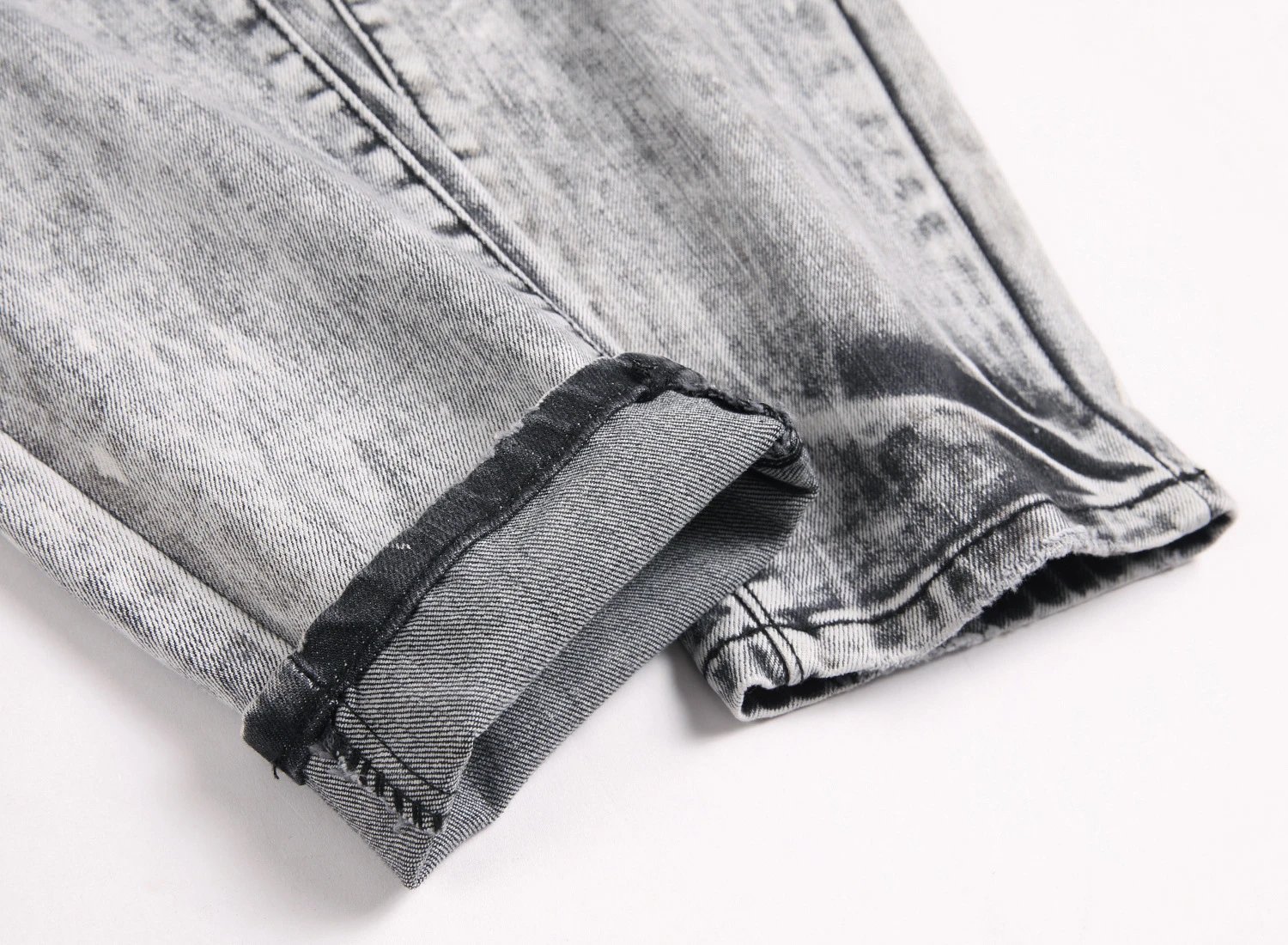 Philipp Plein Skull Embroidered Distressed Denim Jeans - 69