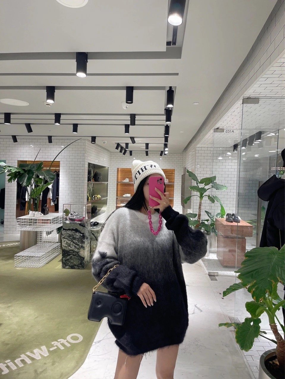 Off-White Arrow Print Multicolor Black Sweater - 11