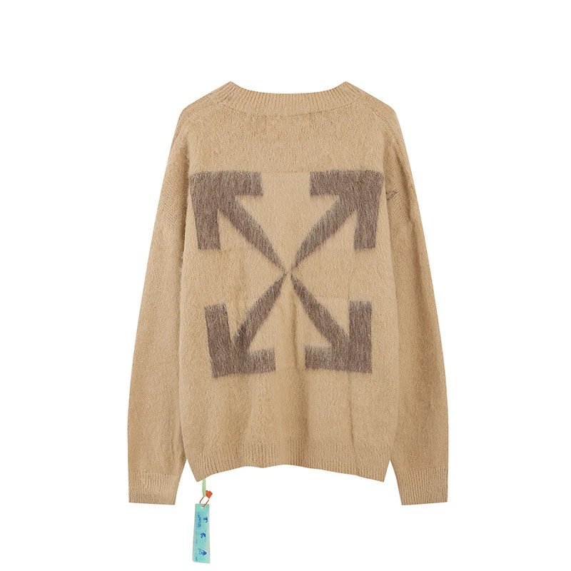 Off-White Arrow Print Multicolor Black Sweater - 53