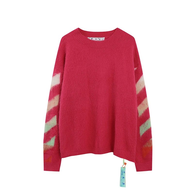 Off-White Arrow Print Multicolor Black Sweater - 61