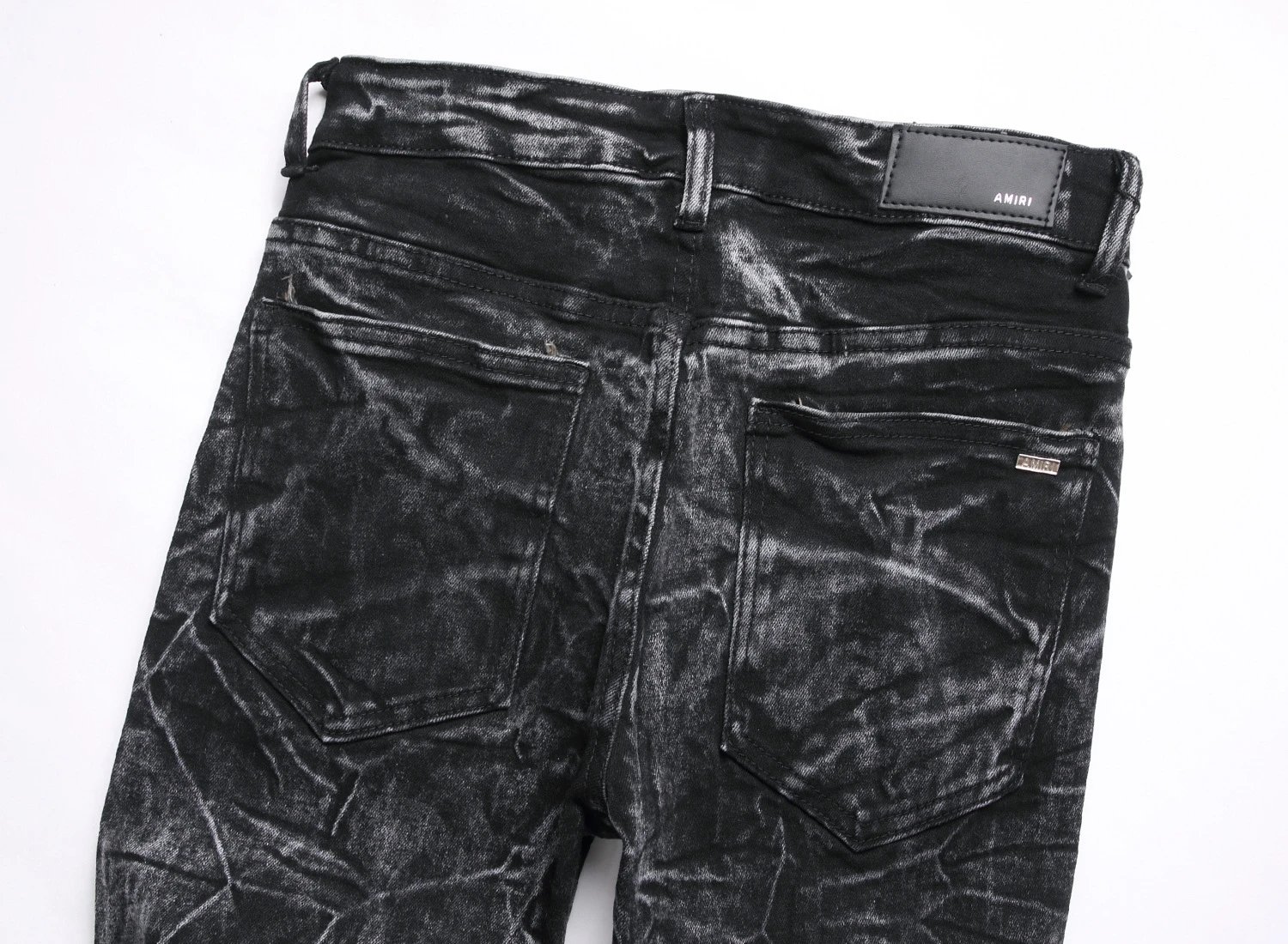 Philipp Plein Skull Embroidered Distressed Denim Jeans - 58
