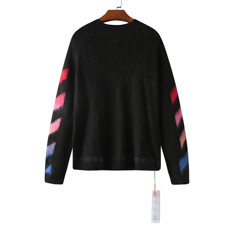 Off-White Arrow Print Multicolor Black Sweater - 29