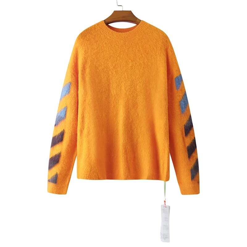 Off-White Arrow Print Multicolor Black Sweater - 50
