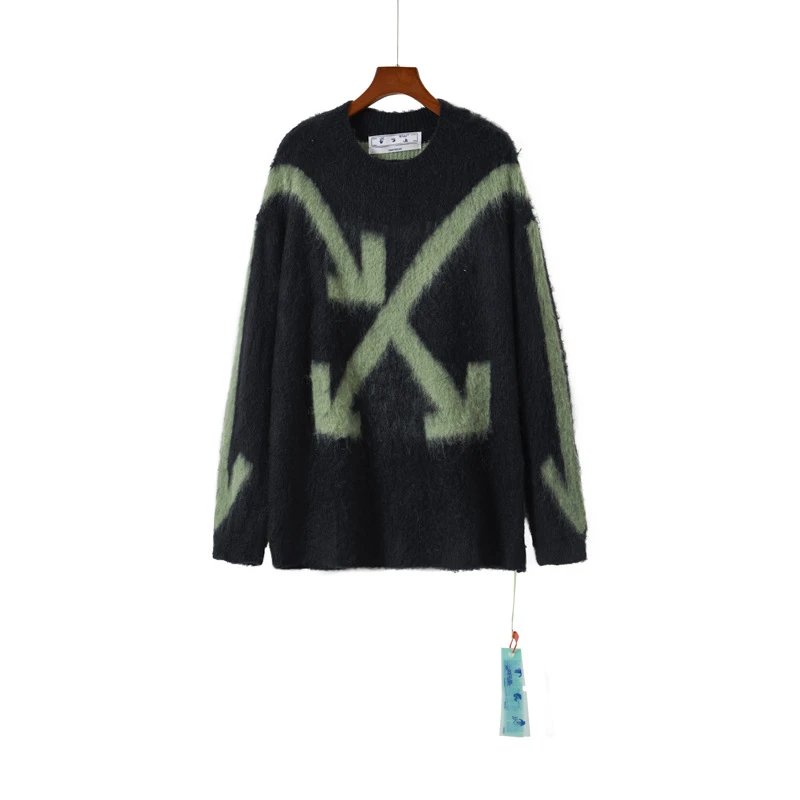 Off-White Arrow Print Multicolor Black Sweater - 66