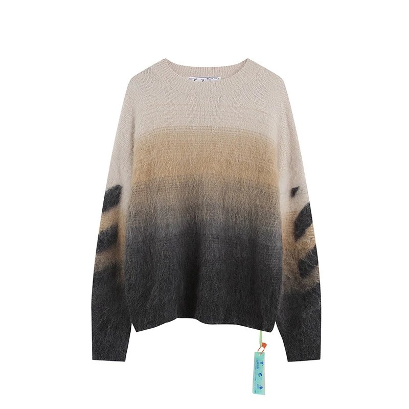 Off-White Arrow Print Multicolor Black Sweater - 73