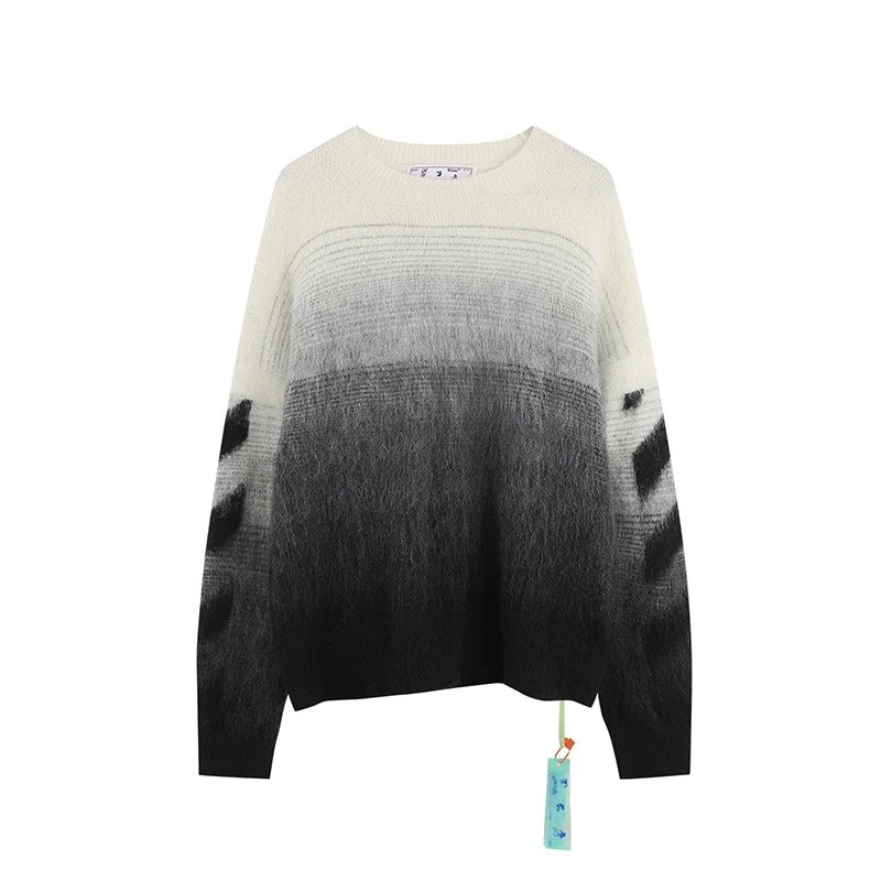 Off-White Arrow Print Multicolor Black Sweater - 72