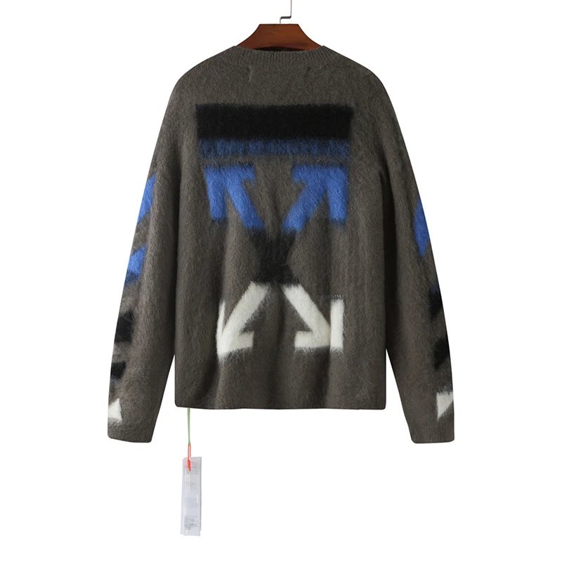 Off-White Arrow Print Multicolor Black Sweater - 32