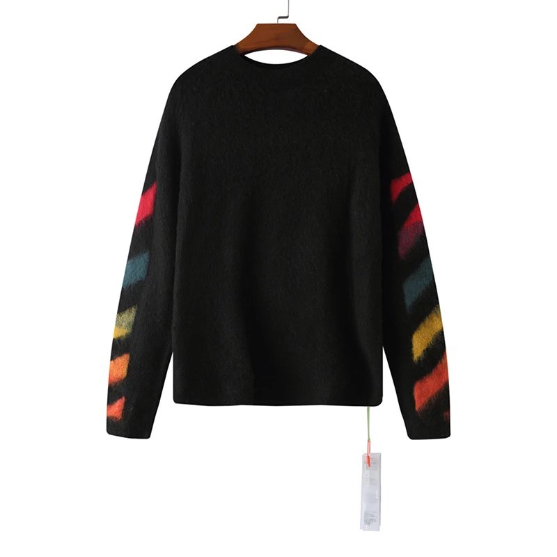 Off-White Arrow Print Multicolor Black Sweater - 52