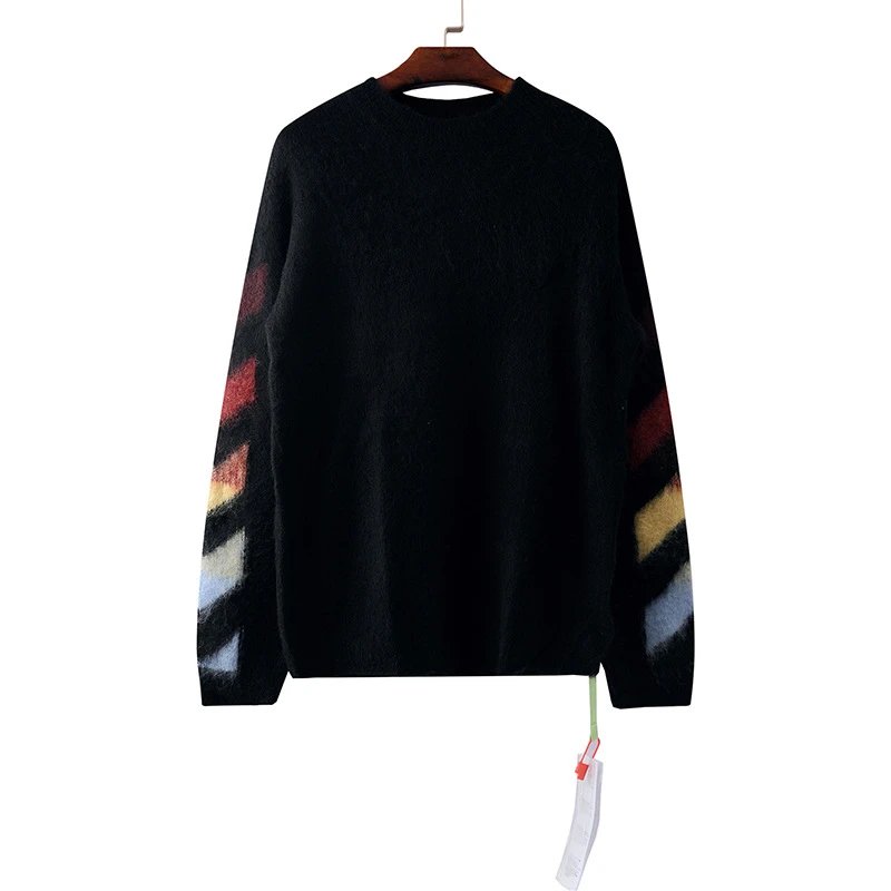 Off-White Arrow Print Multicolor Black Sweater - 39