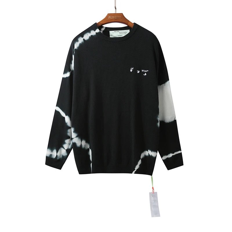 Off-White Arrow Print Multicolor Black Sweater - 46