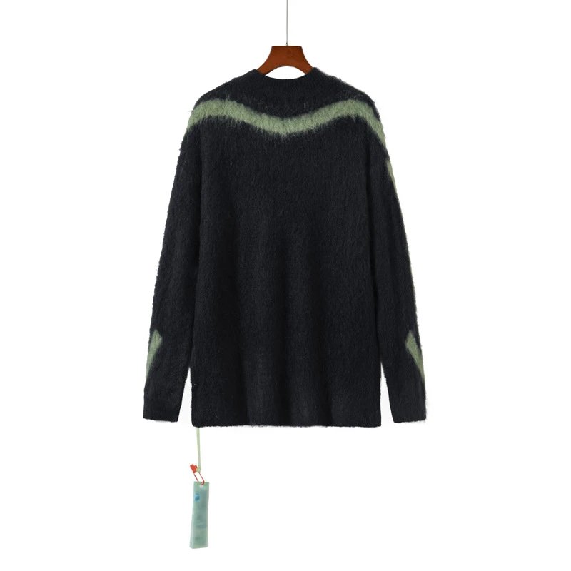 Off-White Arrow Print Multicolor Black Sweater - 65