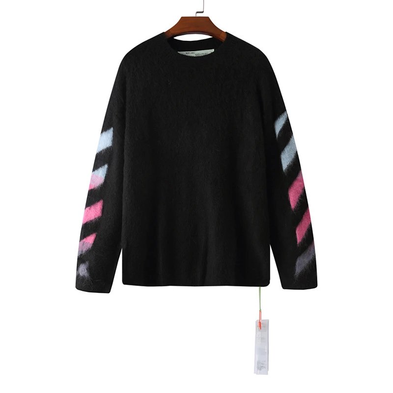 Off-White Arrow Print Multicolor Black Sweater - 31