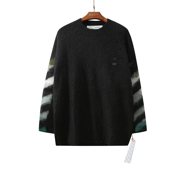 Off-White Arrow Print Multicolor Black Sweater - 59