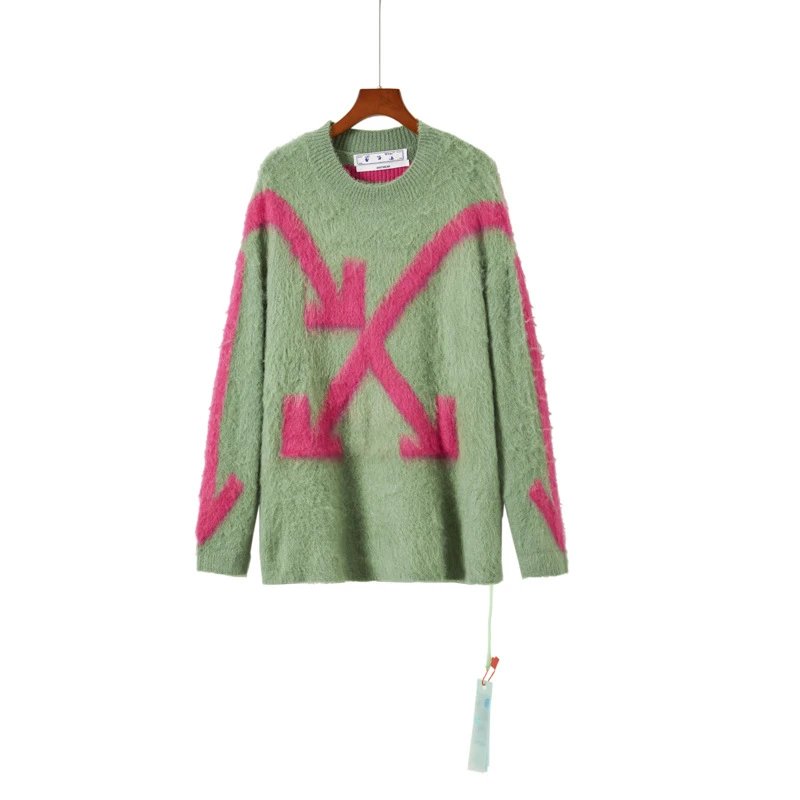 Off-White Arrow Print Multicolor Black Sweater - 67