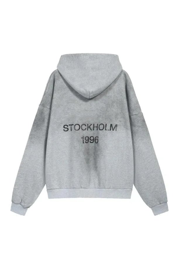 AC Washed Distressed 1996 Hooded Sweatshirt photo 2
