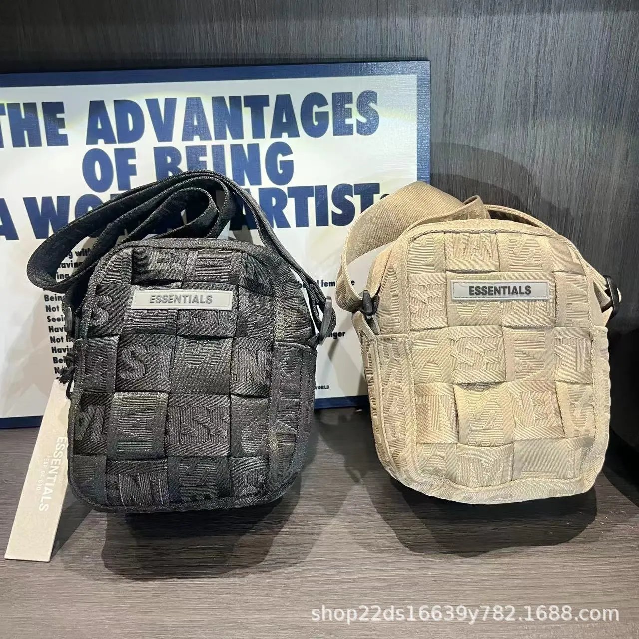 foog embroidered shoulder bag
