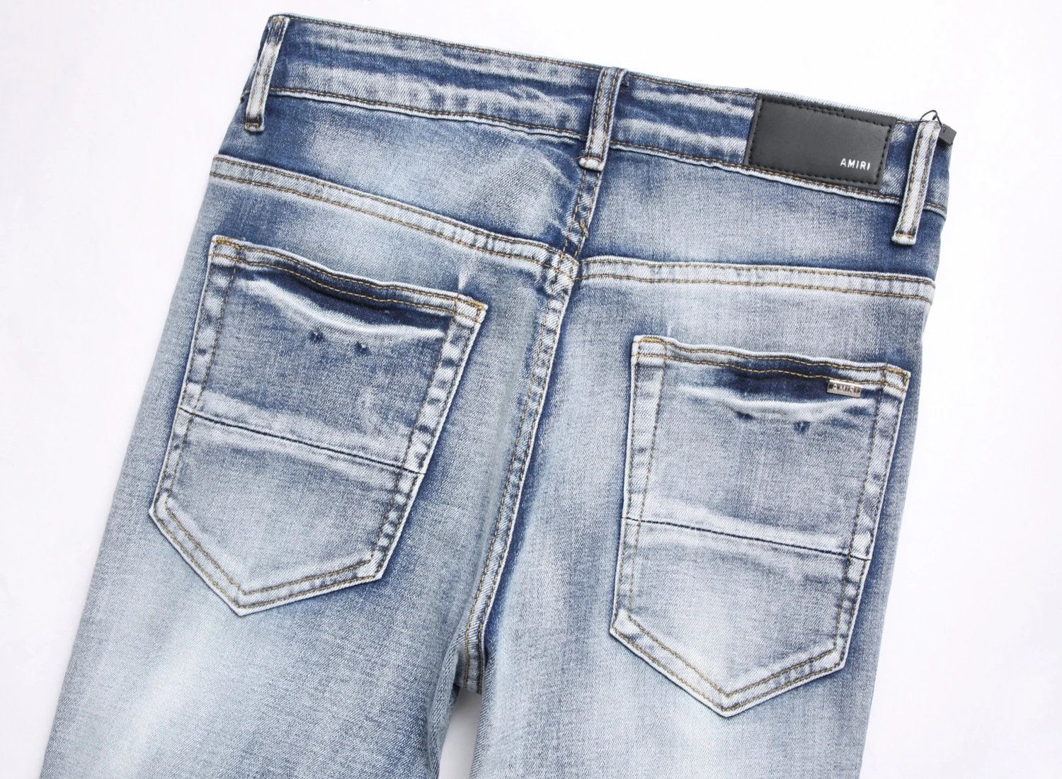 Philipp Plein Skull Embroidered Distressed Denim Jeans - 86