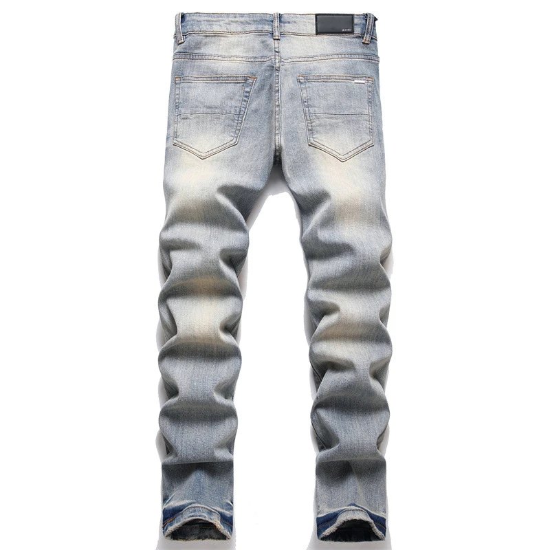 Philipp Plein Skull Embroidered Distressed Denim Jeans - 5