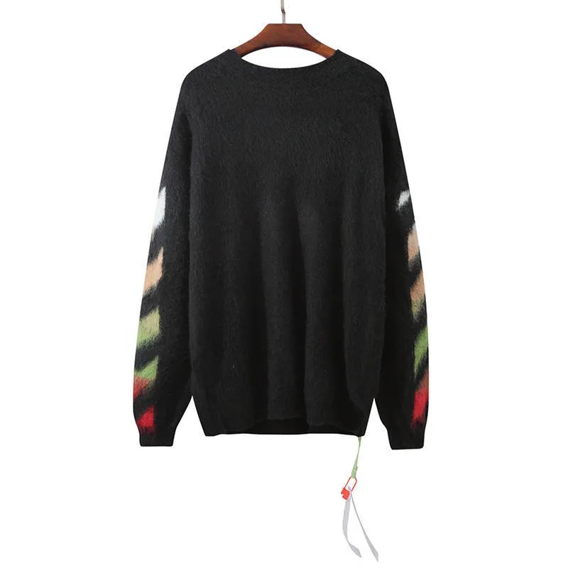 Off-White Arrow Print Multicolor Black Sweater - 63