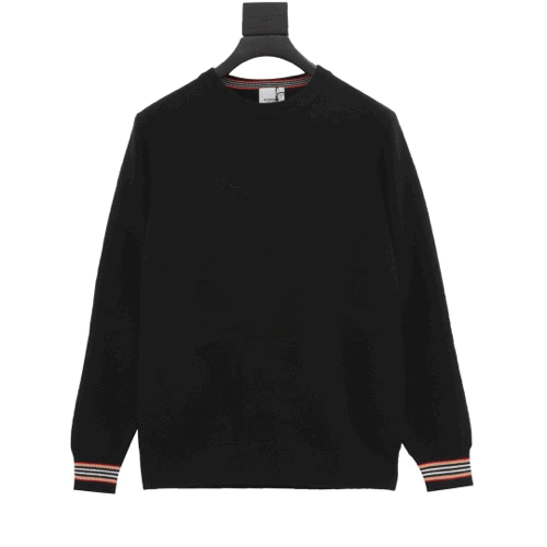 Black Striped Cuff Sweatshirt [2 styles]