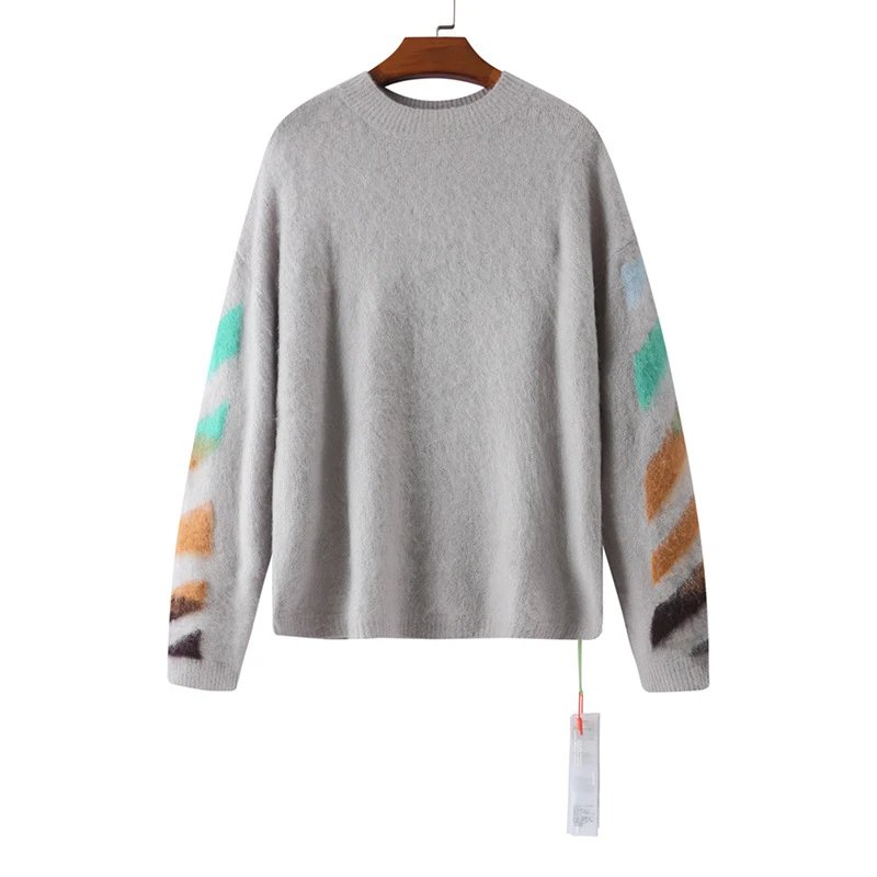 Off-White Arrow Print Multicolor Black Sweater - 37