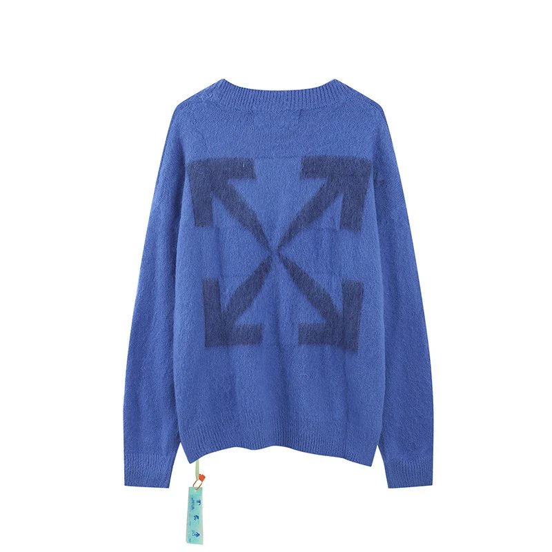 Off-White Arrow Print Multicolor Black Sweater - 56