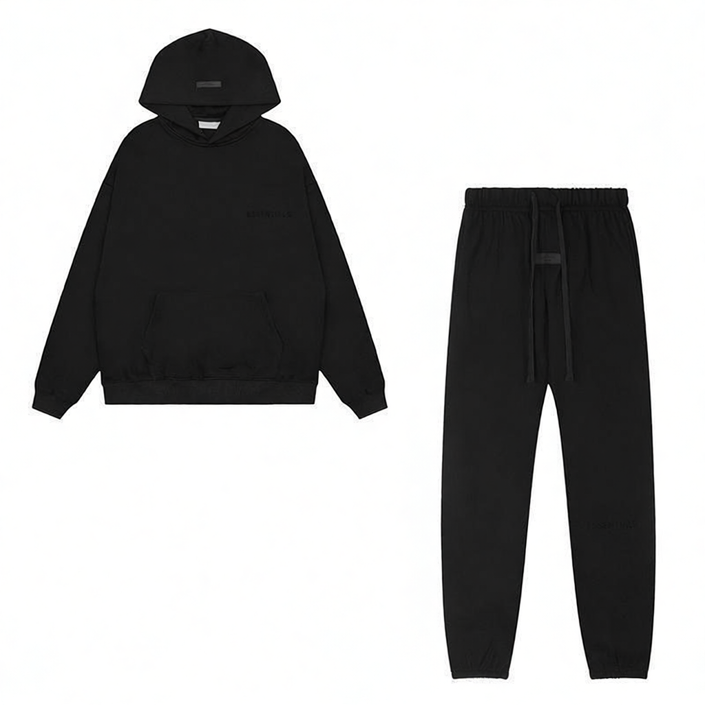 Black [Sweatshirt + Jogger Pants] Set