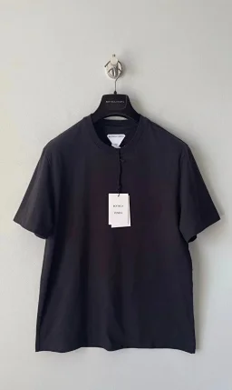 thumbnail for [Spot second hair] BV old money style short sleeves, cuffs reversed small label, low-key luxury with connotation, high gram weight fabric