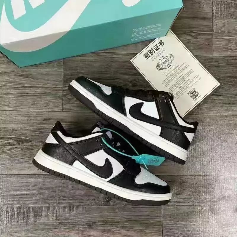 秋季新款耐克SBDunk黑白熊猫低帮板鞋男LOW情侣学生Nike百搭休闲运动鞋潮