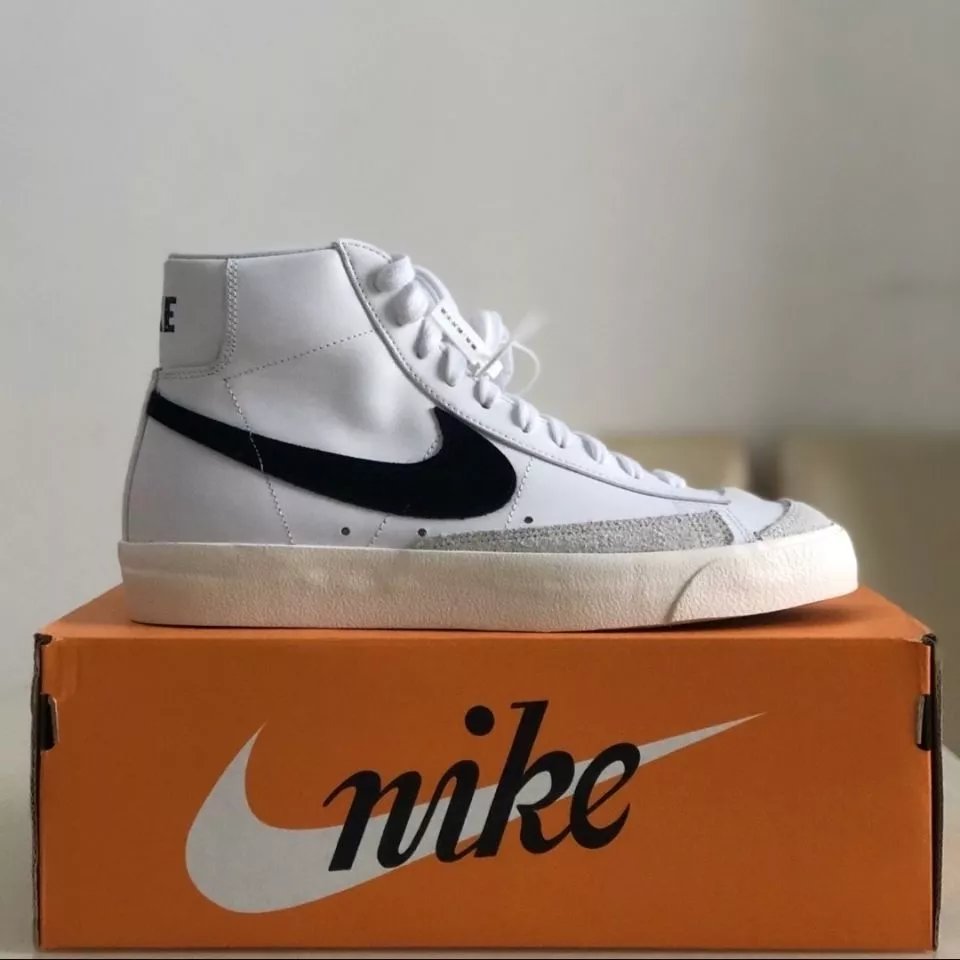 新款开拓者耐克BlazerMid77男女鞋韩版情侣Nike百搭高帮板鞋运动鞋休闲鞋