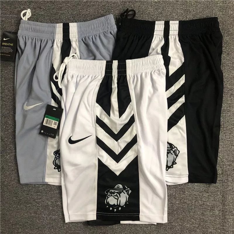 Summer Basketball Shorts Breathable Quick-Dry George University Jersey Shorts Oregon Embroidered Student Training Five-Point Shorts