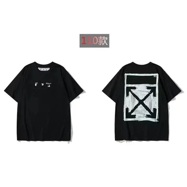 Off-White Arrow Logo Graphic T-Shirt Black - 14