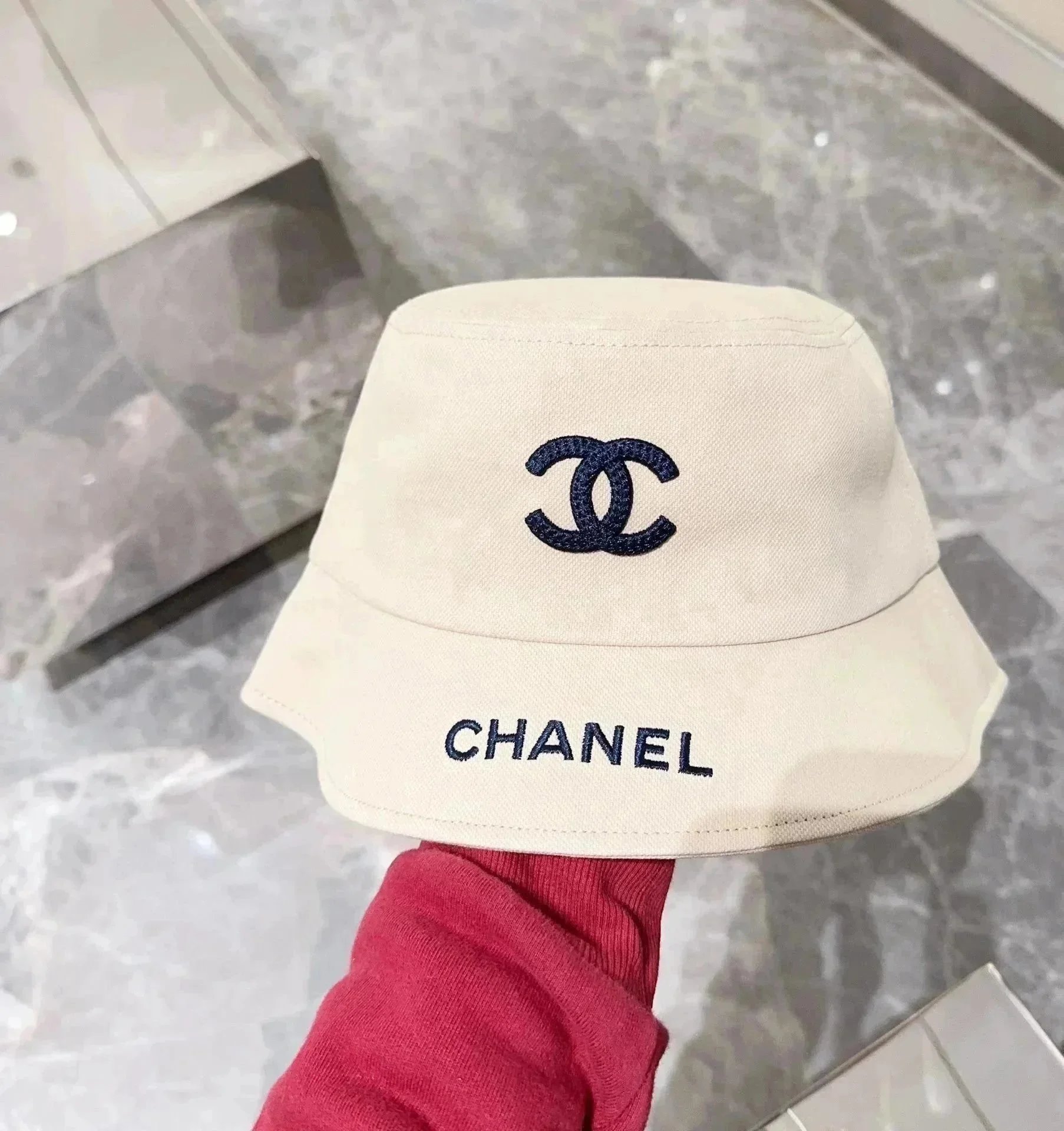 Chanel Hats Logo-embroidered baseball caps and bucket — 16
