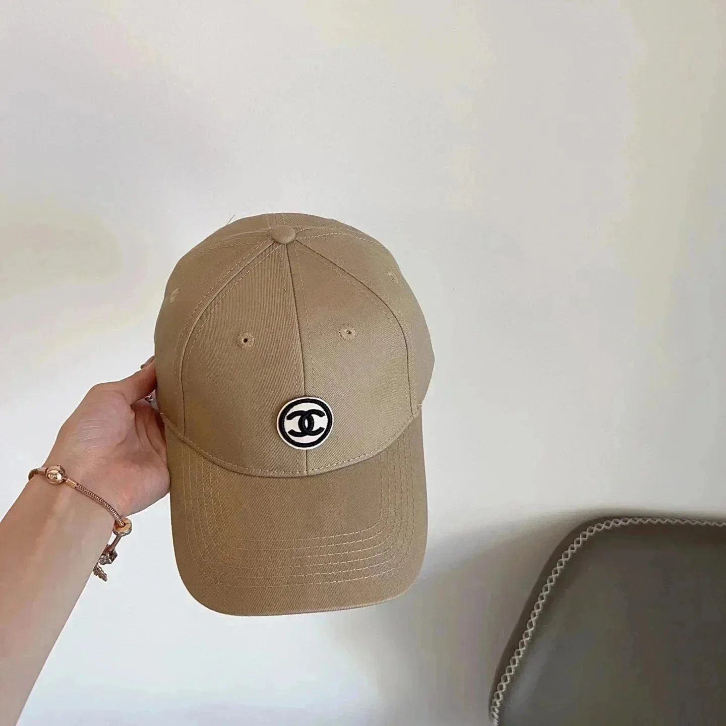 Chanel Hats Logo-embroidered baseball caps and bucket — 21