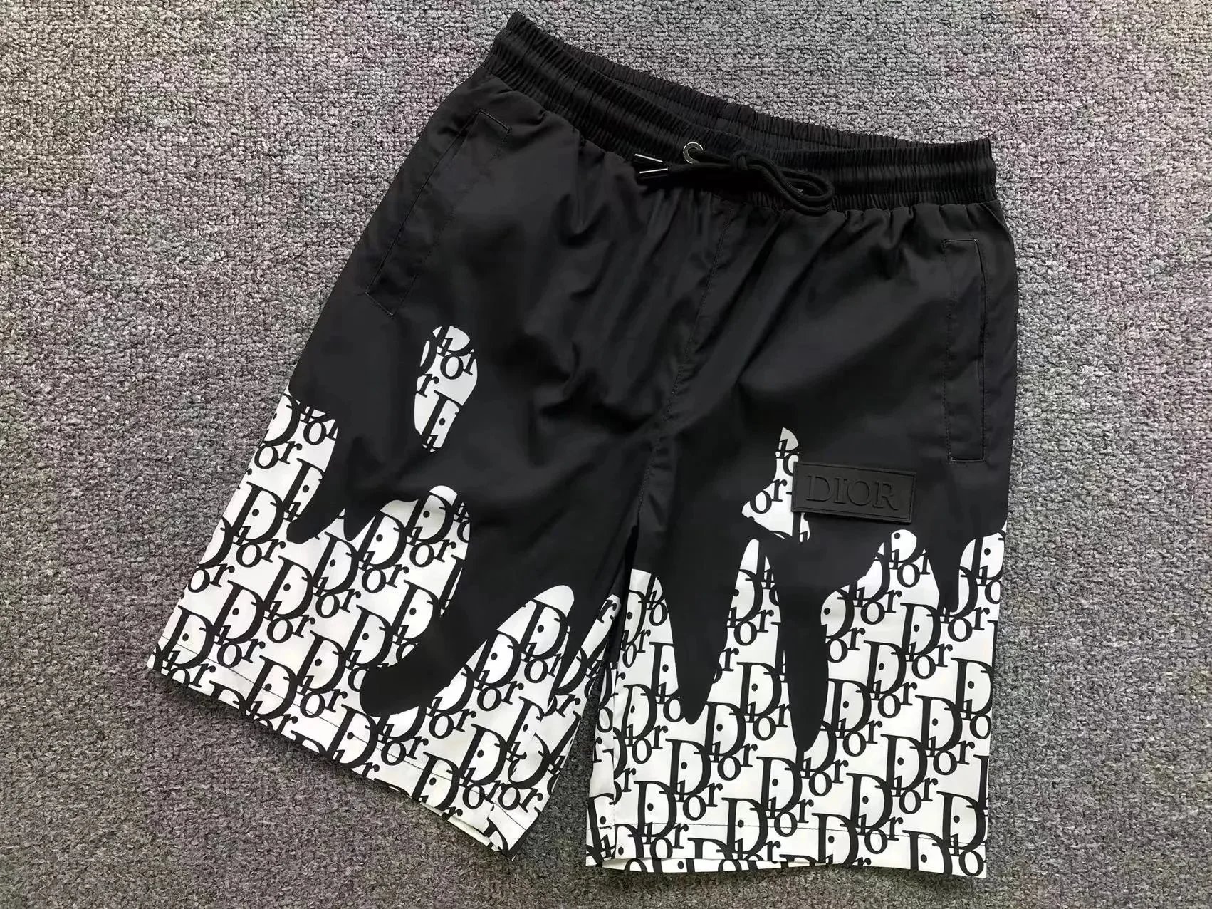 Dior Oblique Jacquard Shorts Black - 6