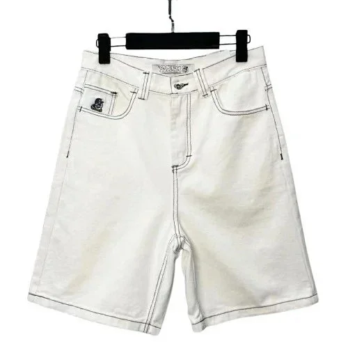 JNCO Shorts Baggy denim with embroidered graphic details product detail image 6