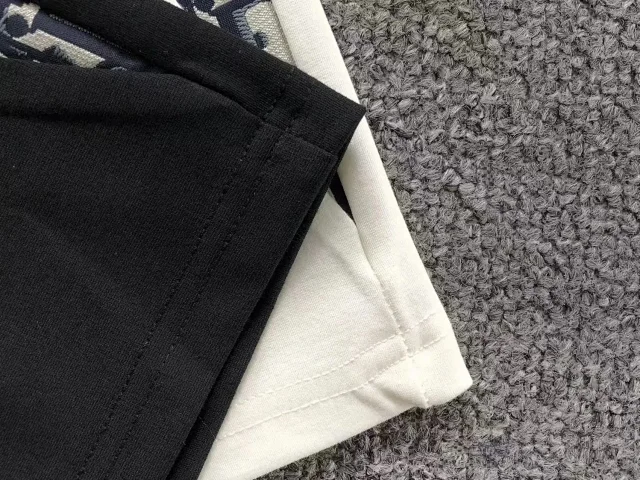 Dior Shorts Drawstring with logo embroidery and monogram side panels product detail image 7