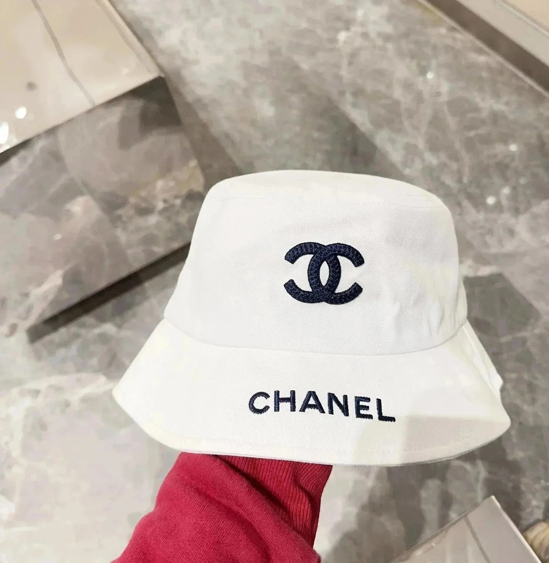 Chanel Hats Logo-embroidered baseball caps and bucket — 17