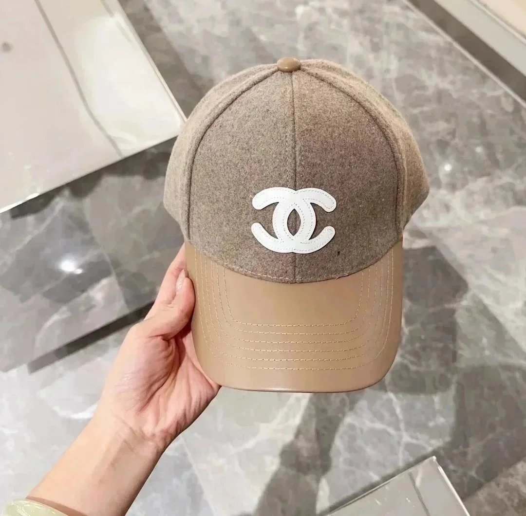 Chanel Hats Logo-embroidered baseball caps and bucket — 32