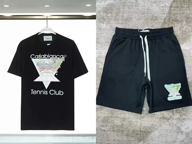 Casablanca Matching Sets Graphic Print T-Shirt and Shorts Set product detail image 5