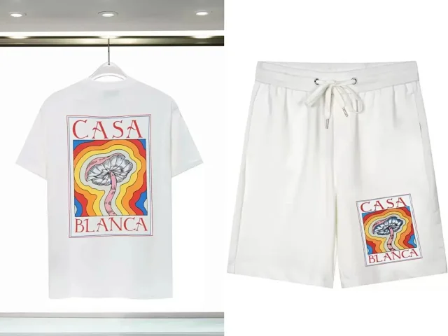Casablanca Matching Sets Graphic Print T-Shirt and Shorts Set product detail image 3