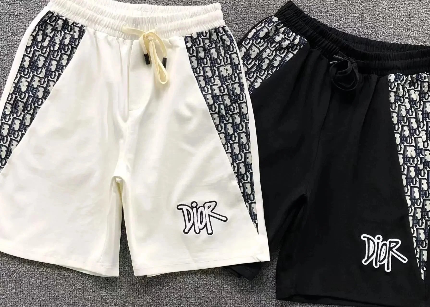 Dior Oblique Jacquard Shorts Black - 4
