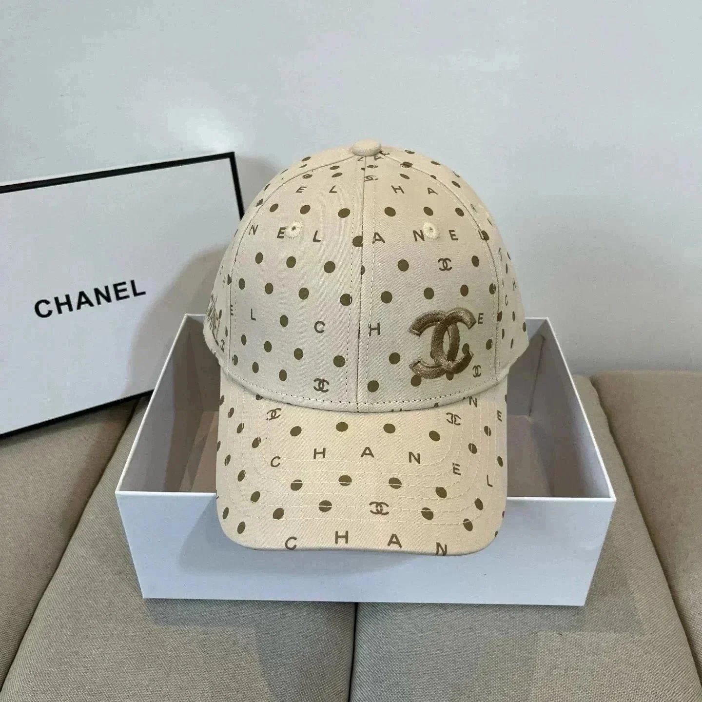 Chanel Hats Logo-embroidered baseball caps and bucket — 10