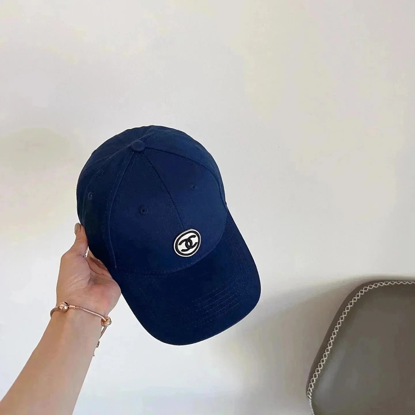 Chanel Hats Logo-embroidered baseball caps and bucket — 22