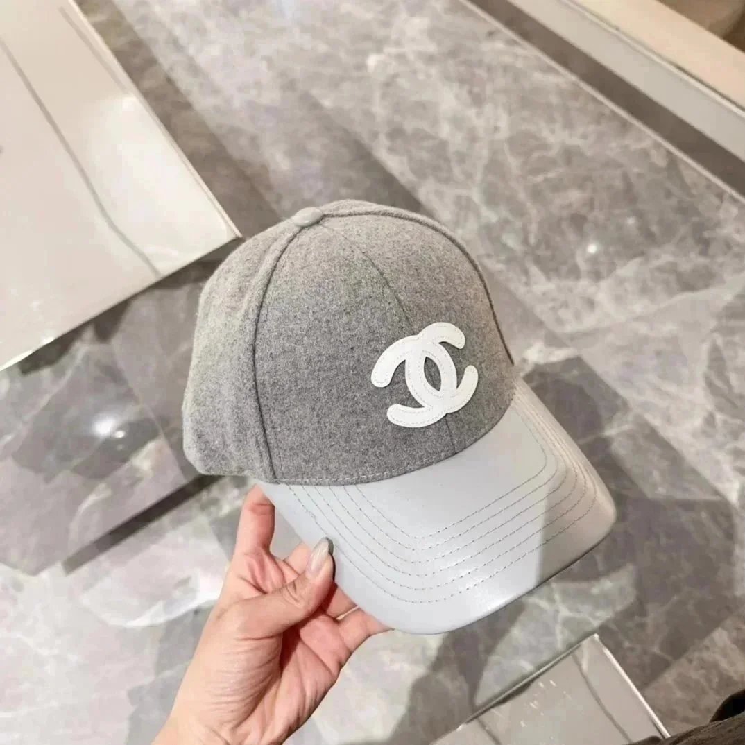 Chanel Hats Logo-embroidered baseball caps and bucket — 33