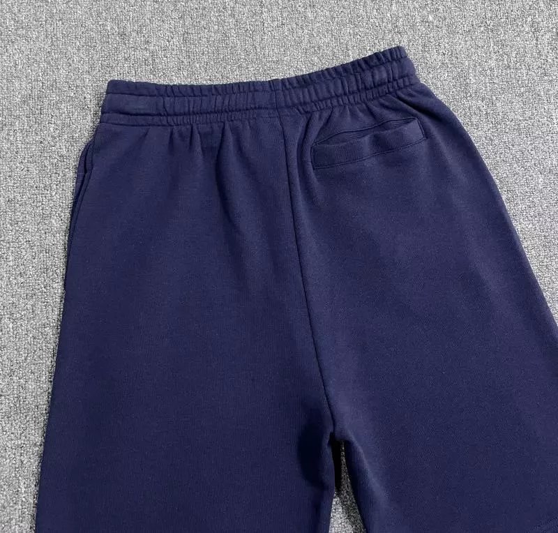 9105色入法式纯色运动裤24夏季新品男士休闲松紧腰头棉质弹力休闲裤针织抽绳短裤潮GH8274 13