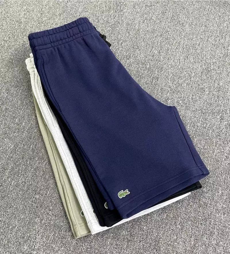 9105色入法式纯色运动裤24夏季新品男士休闲松紧腰头棉质弹力休闲裤针织抽绳短裤潮GH8274 6