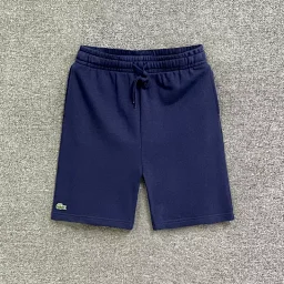 thumbnail for [9 10] 5 colors into the French solid color sweatpants ~ 24 summer new men's casual elastic waistband cotton stretch slacks knitted drawstring shorts tide | GH8274